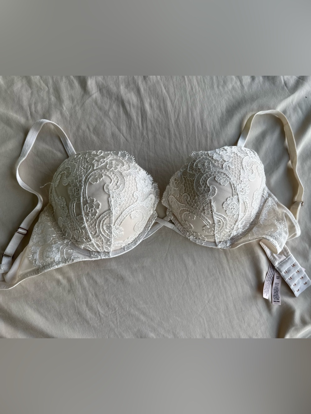 Victoria's Secret White Lace Push-Up Bra